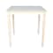 International Concepts Square Solid Wood Top Table, Turned Legs, Unfinished, 36 W, 36 L, 36 in H, Wood, Unfinished K-3636-336T - alternate 4
